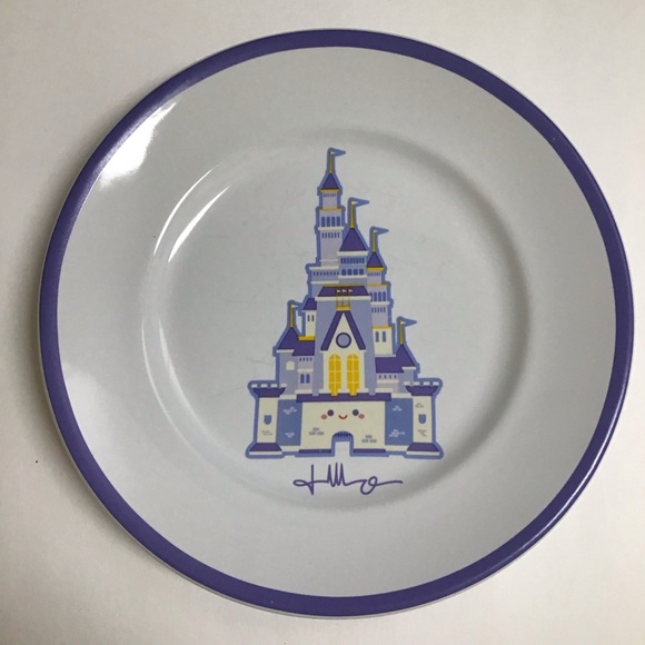 Disney Jerrod Mayurama Dessert Plates SET OF 3 Cinderella Castle Dumbo Jose’ 7” - Picture 2 of 15